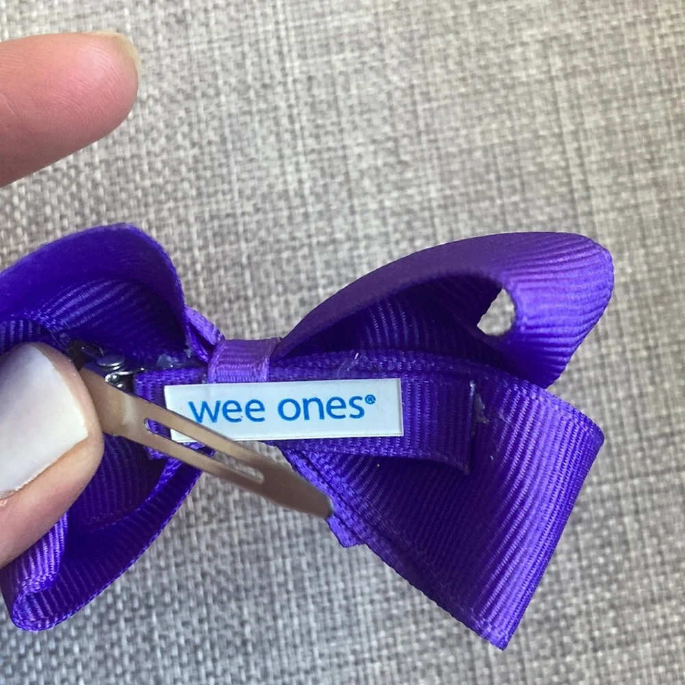 Wee Ones Mini Classic 3” Hair Bow, NEW